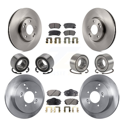 Kit de rotors et plaquettes de frein à roulement avant et arrière (10 pièces) pour Hyundai Tucson Kia Sportag