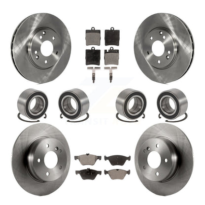 Kit de rotors et plaquettes de frein à disque pour roulements avant et arrière (10 pièces) pour Mercedes-Benz E32