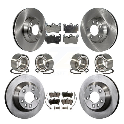 Kit de Rotor et plaquettes de frein à roulement avant et arrière (10 pièces) pour Audi Q7 Volkswagen Touare
