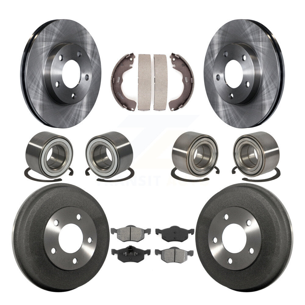 Kit de patins de Rotor de frein, roulement avant et arrière (10 pièces), pour Ford Escape Mazda Tribut