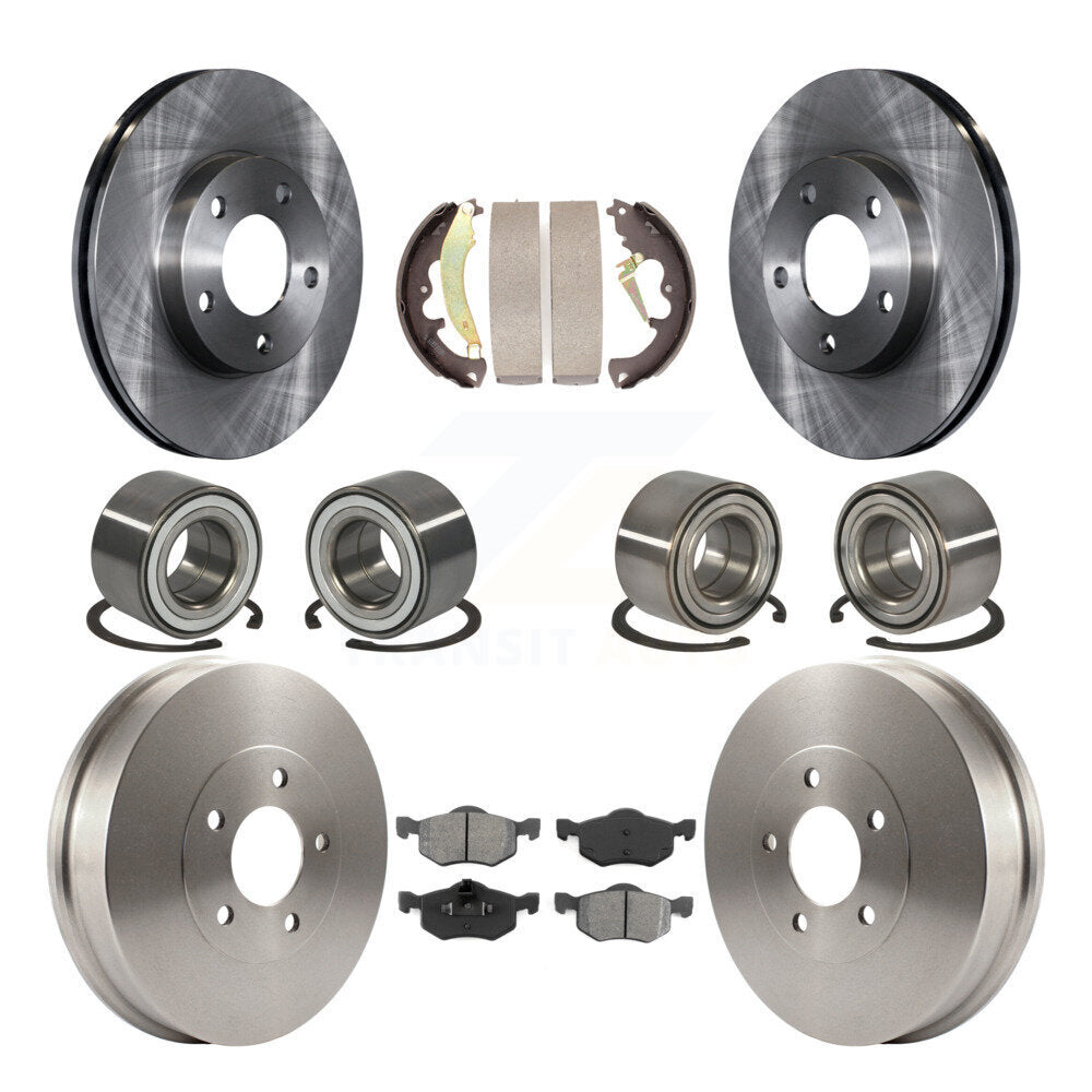 Kit de patins de rotor de frein à roulement avant et arrière (10 pièces) pour Ford Escape Mercur 2007