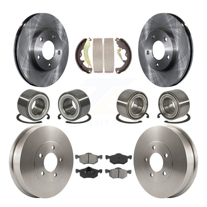 Kit de patins de rotor de frein à roulement avant et arrière (10 pièces) pour Ford Escape Mercur 2007