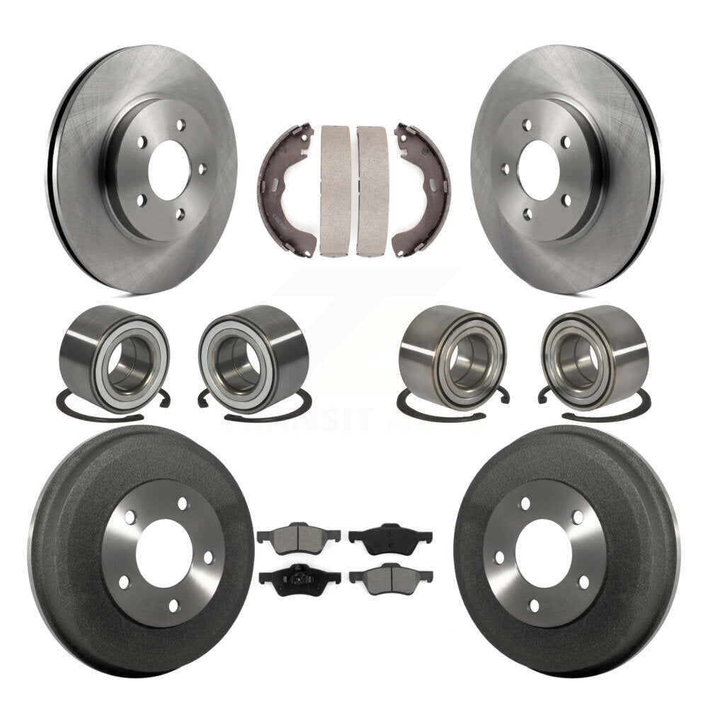 Kit de patins de Rotor de frein, roulement avant et arrière (10 pièces), pour Ford Escape Mazda Tribut