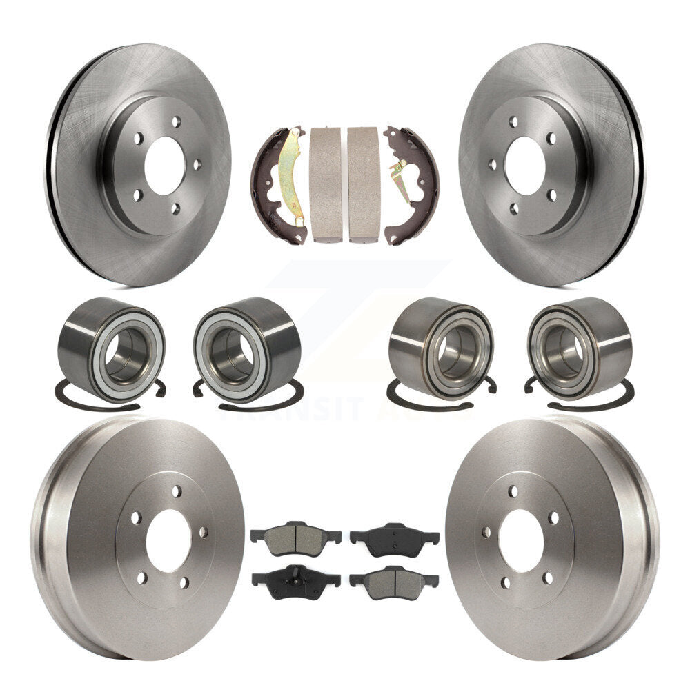 Kit de chaussures de plaquettes de Rotor de frein à disque, roulement avant et arrière (10 pièces) pour Ford Escape Mercur