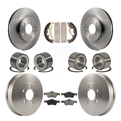 Kit de chaussures de plaquettes de Rotor de frein à disque, roulement avant et arrière (10 pièces) pour Ford Escape Mercur