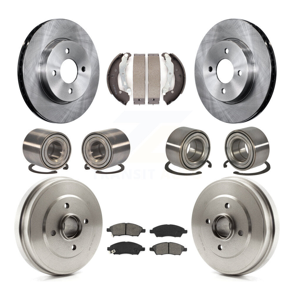 Kit de Rotor de frein et patins de frein avant et arrière (10 pièces), pour Nissan Micra Versa Not