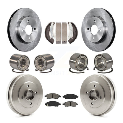 Kit de Rotor de frein et patins de frein avant et arrière (10 pièces), pour Nissan Micra Versa Not