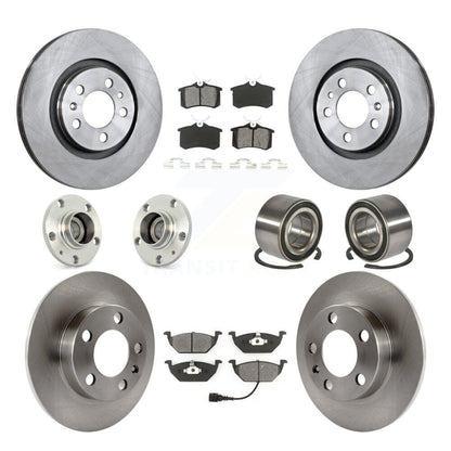 Kit de Rotor et de plaquettes de frein à disque, roulement de moyeu avant et arrière (10 pièces) pour Volkswagen Beetl