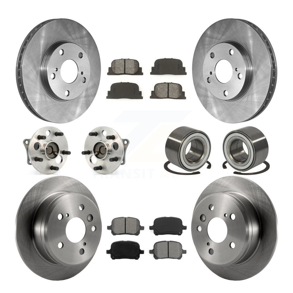 Kit de Rotor et de plaquettes de frein, roulement de moyeu avant et arrière (10 pièces), pour Toyota Camry Lexus ES30
