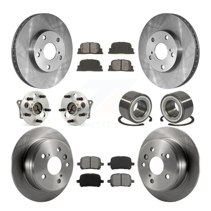 Kit de Rotor et de plaquettes de frein, roulement de moyeu avant et arrière (10 pièces), pour Toyota Camry Lexus ES30