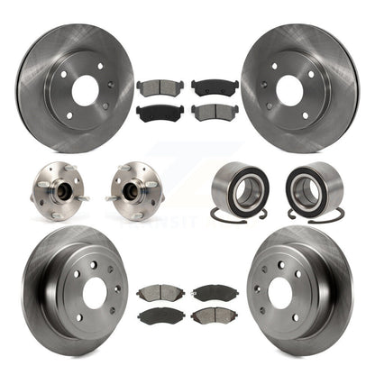 Kit de Rotor et de plaquettes de frein, roulement de moyeu avant et arrière (10 pièces) pour Chevrolet Optra Suzuk