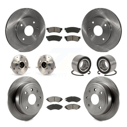 Kit de Rotor et de plaquettes de frein, roulement de moyeu avant et arrière (10 pièces) pour Chevrolet Optra Suzuk