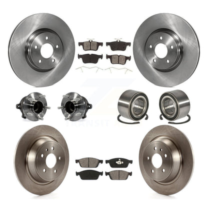 Kit de rotors et plaquettes de frein avec roulement de moyeu avant et arrière (10 pièces) pour Ford Escape Lincoln MK