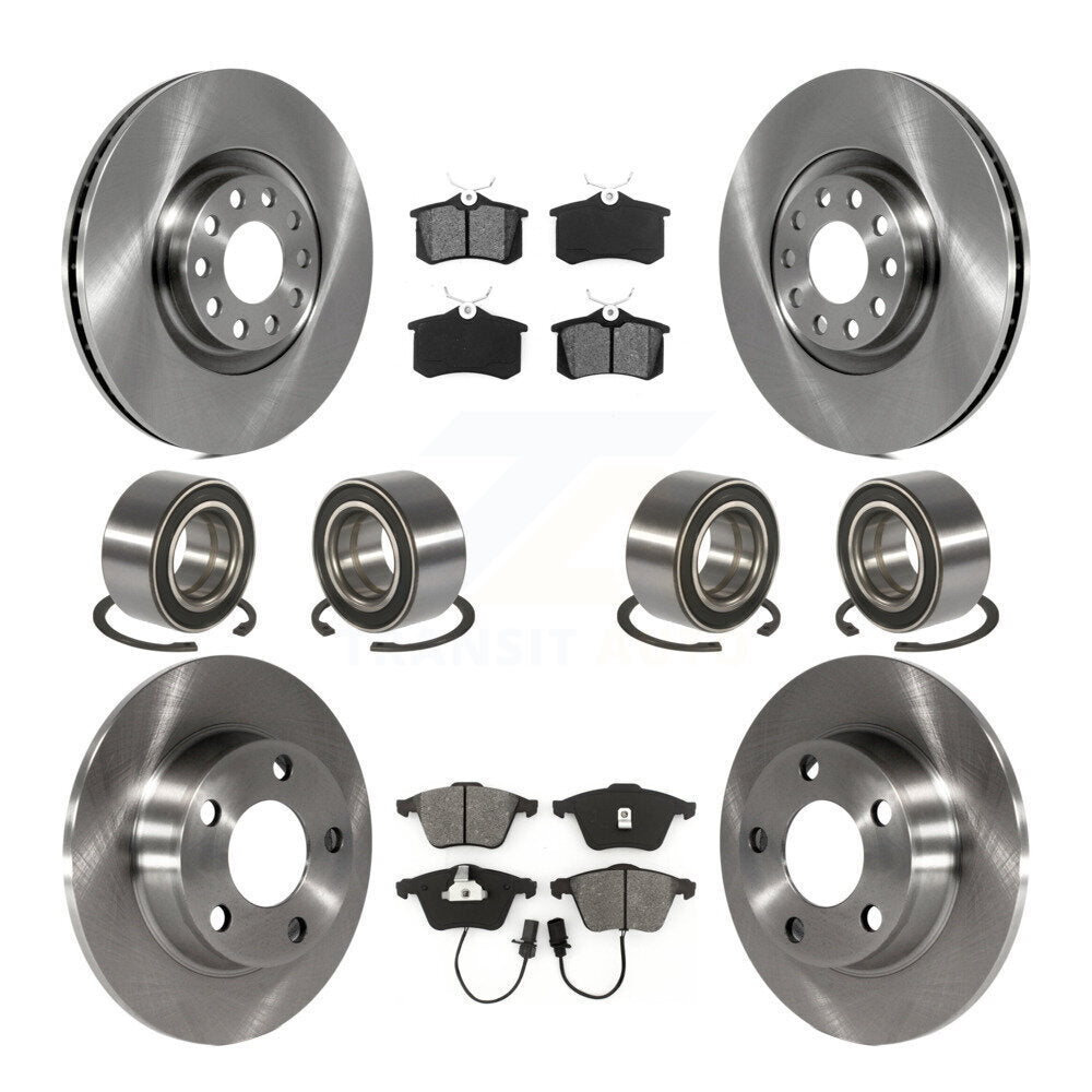 Kit de Rotor et plaquettes de frein à disque, roulement avant et arrière (10 pièces) pour Audi Allroad Quattr