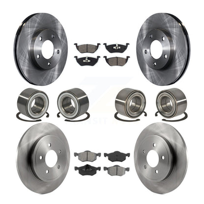 Kit de plaquettes de Rotor de frein à disque, roulement avant et arrière (10 pièces), pour Ford Escape Mazda Tribut