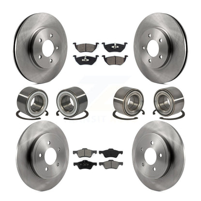 Kit de plaquettes de Rotor de frein à disque, roulement avant et arrière (10 pièces), pour Ford Escape Mazda Tribut