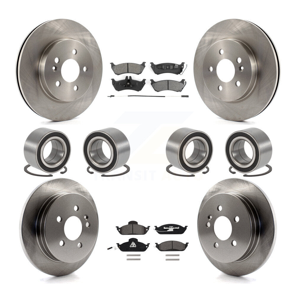 Kit de plaquettes de Rotor de frein à disque, roulement avant et arrière (10 pièces), pour Mercedes-Benz ML320 ML35