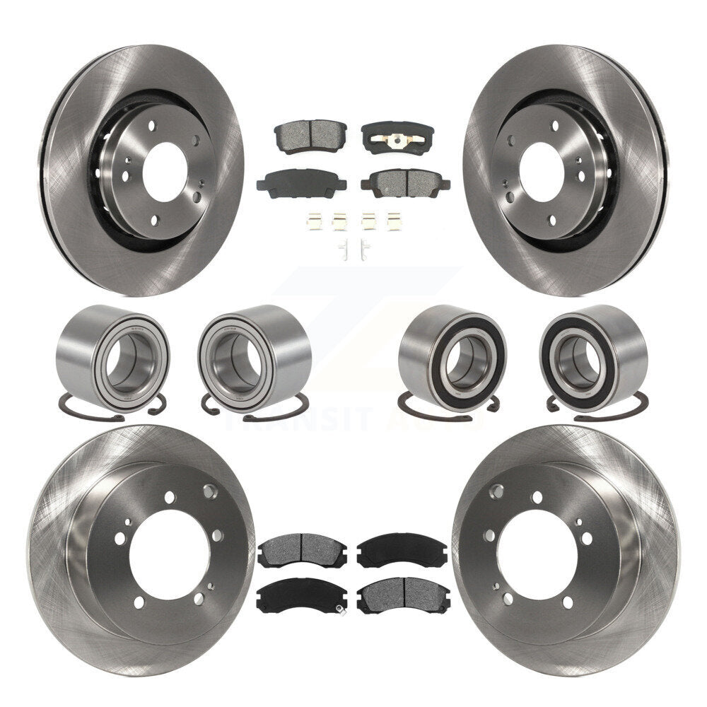 Kit de plaquettes de Rotor de frein à roulement avant et arrière (10 pièces) pour Mitsubishi Outlander AW 05-06