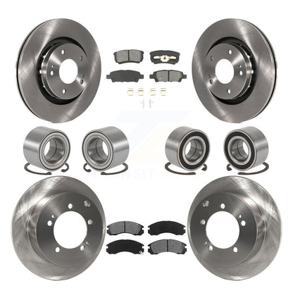 Kit de plaquettes de Rotor de frein à roulement avant et arrière (10 pièces) pour Mitsubishi Outlander AW 05-06