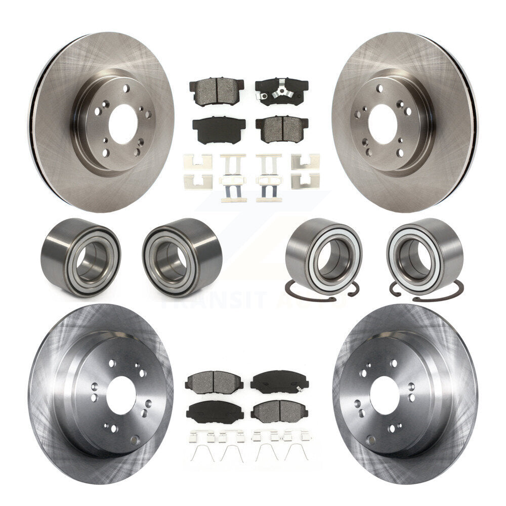 Kit de Rotor et plaquettes de frein à disque, roulement avant et arrière (10 pièces) pour Honda CR-2005 – 2006