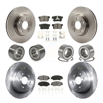 Kit de Rotor et plaquettes de frein à disque, roulement avant et arrière (10 pièces) pour Honda CR-2005 – 2006
