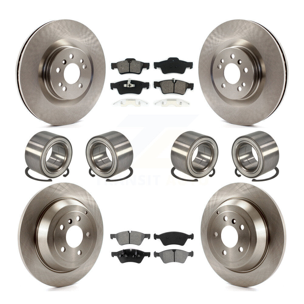 Kit de rotors et plaquettes de frein à disque de roulement avant et arrière (10 pièces) pour Mercedes-Benz ML32