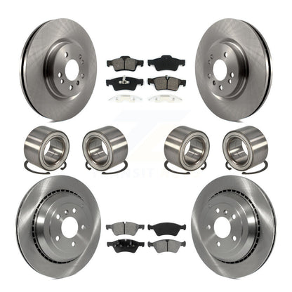 Kit de plaquettes de rotor de frein à disque de roulement avant et arrière (10 pièces) pour Mercedes-Benz ML500 R35