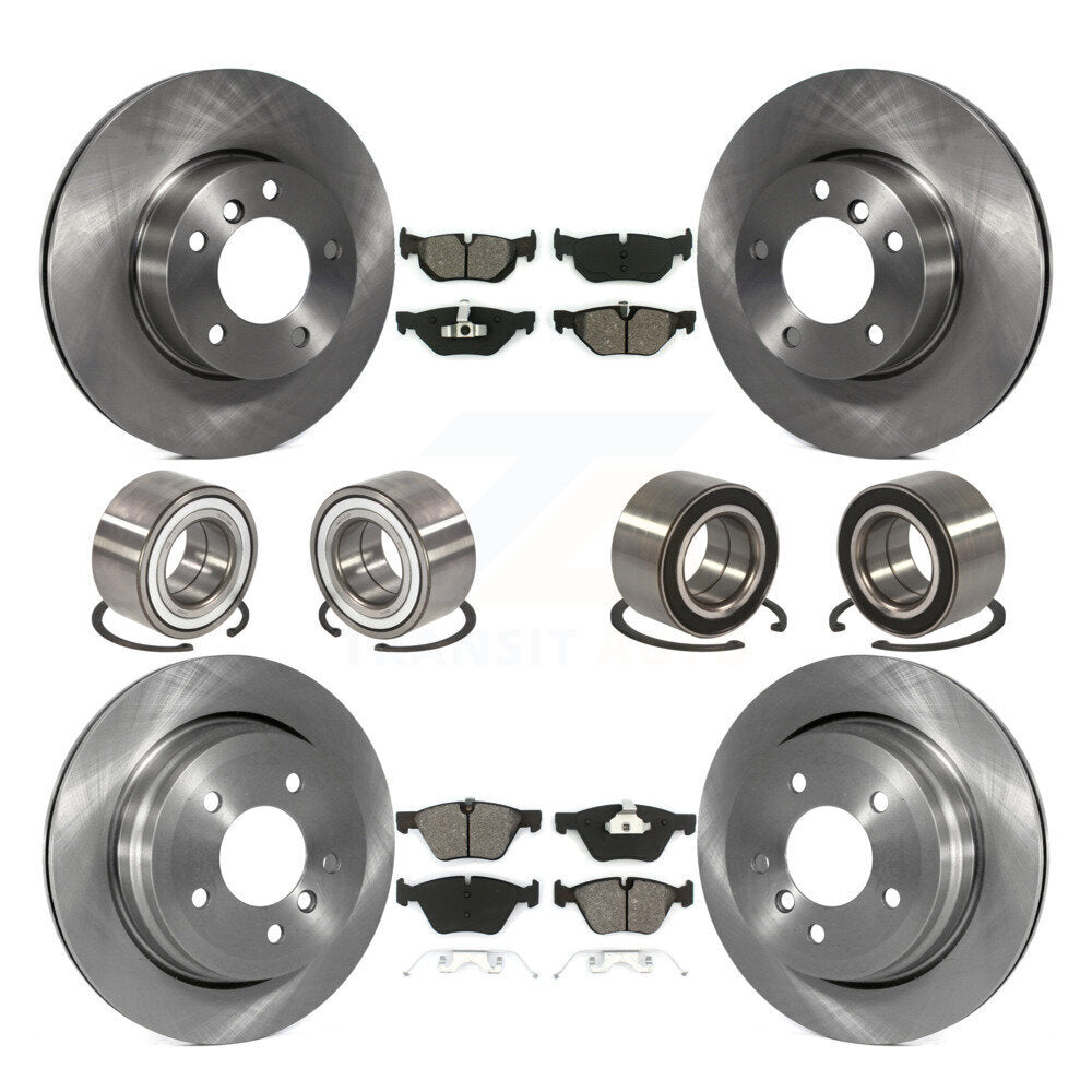 Kit de Rotor et de plaquettes de frein à disque, roulement de roue avant et arrière (10 pièces) pour BMW 328xi 325x