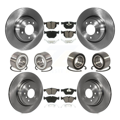 Kit de rotors et plaquettes de frein à disque, roulement de roue avant et arrière (10 pièces) pour BMW 330x 2006