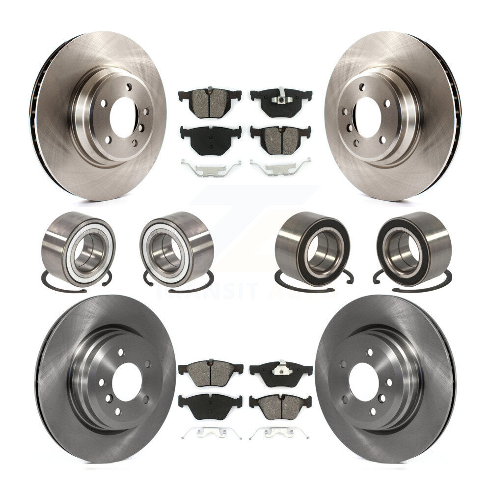 Kit de Rotor et plaquettes de frein à disque, roulement de roue avant et arrière (10 pièces) pour BMW 335x 2007