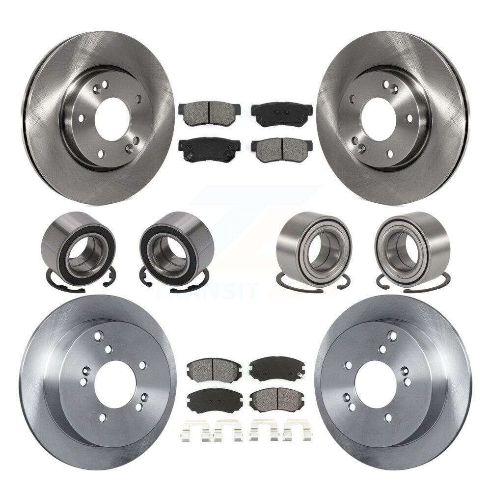 Kit de rotors et plaquettes de frein à roulement avant et arrière (10 pièces) pour Hyundai Tucson Kia Sportag