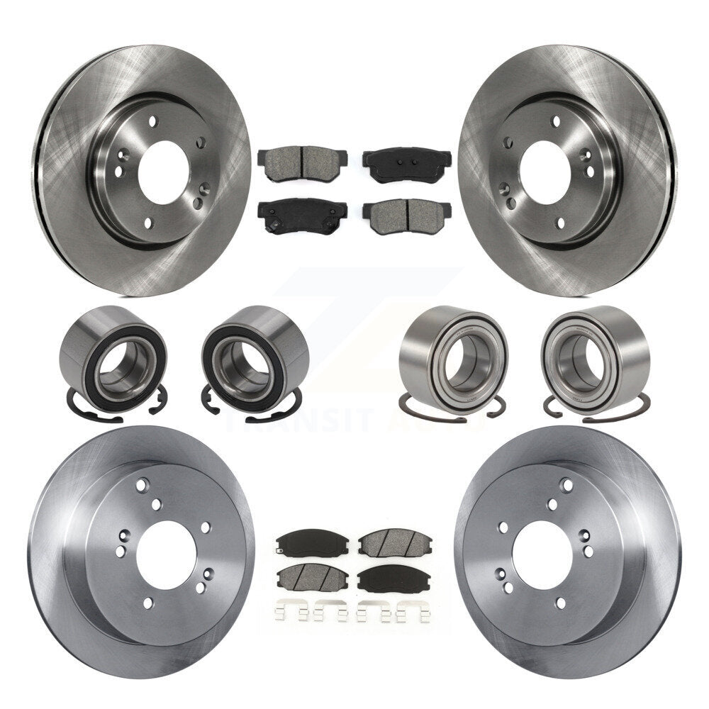 Kit de plaquettes de Rotor de frein à roulement avant et arrière (10 pièces) pour Hyundai Santa Fe 4W 2001 – 2006