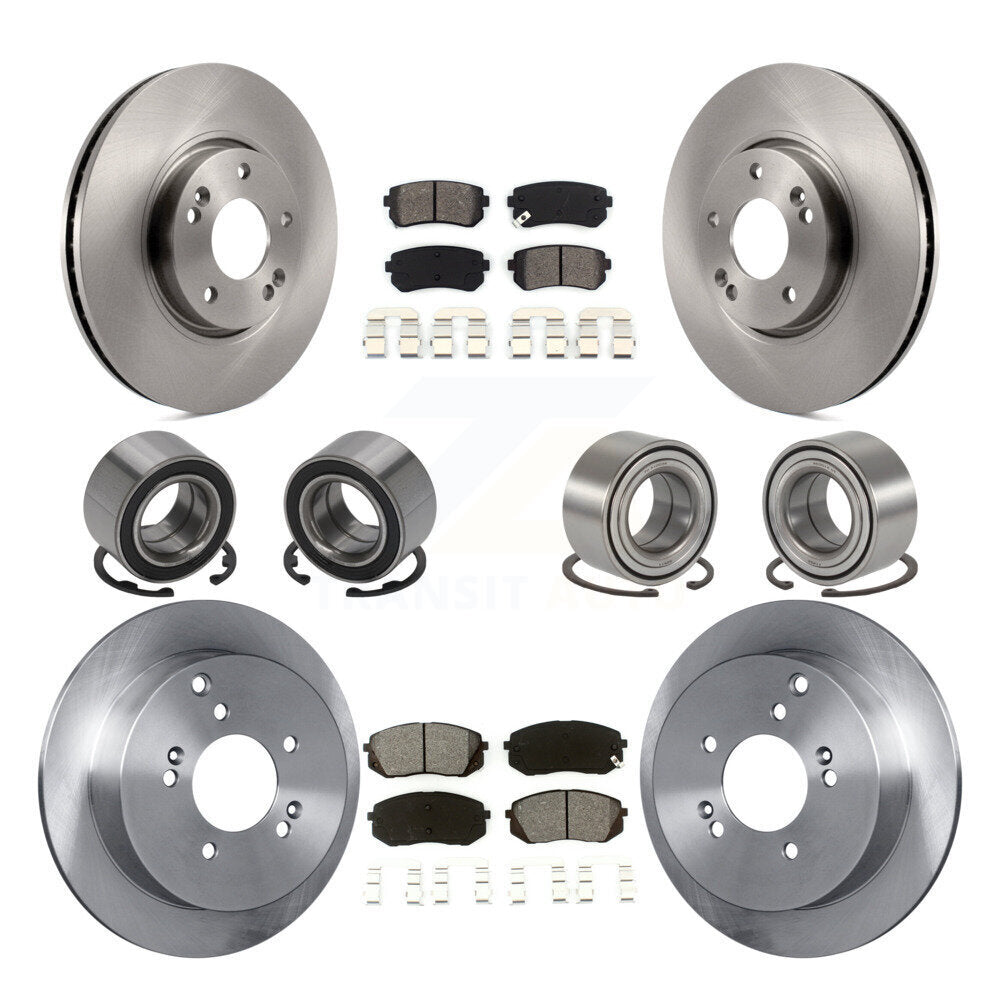 Kit de rotors et plaquettes de frein à roulement avant et arrière (10 pièces) pour Hyundai Tucson Kia Sportag