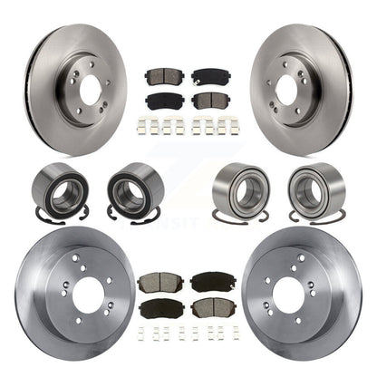 Kit de rotors et plaquettes de frein à roulement avant et arrière (10 pièces) pour Hyundai Tucson Kia Sportag