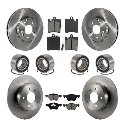 Kit de rotors et plaquettes de frein à disque pour roulements avant et arrière (10 pièces) pour Mercedes-Benz E32