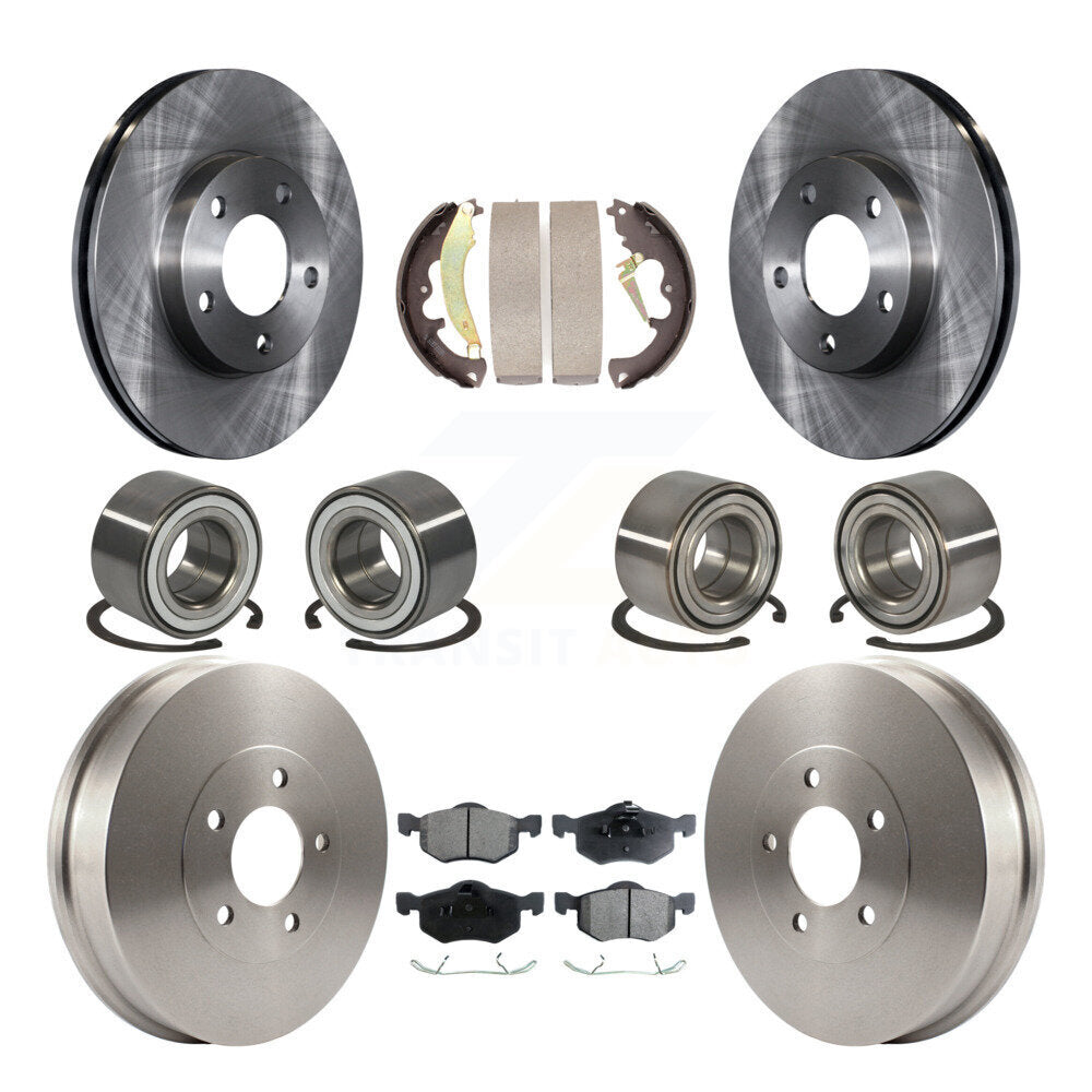 Kit de patins de rotor de frein à roulement avant et arrière (10 pièces) pour Ford Escape Mercur 2007