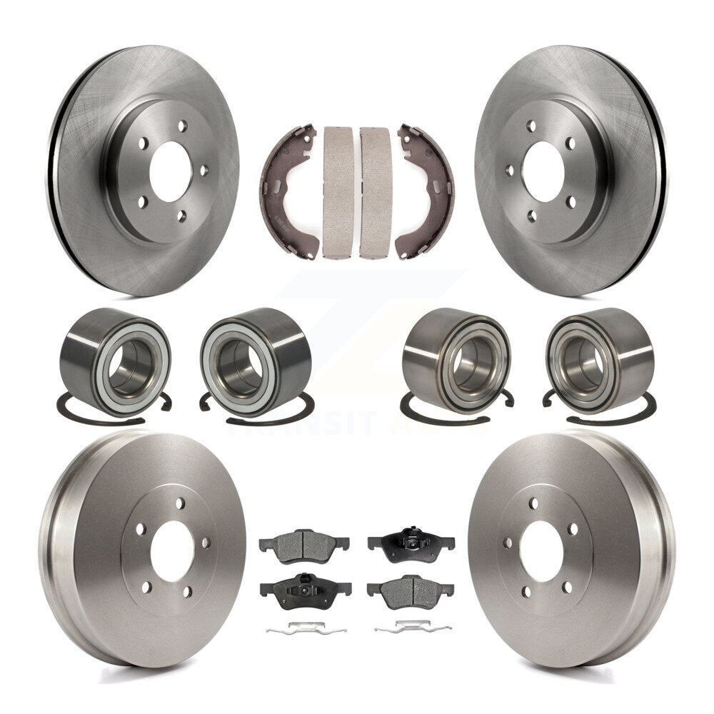 Kit de Rotor de frein à disque et de patins de roulement avant et arrière (10 pièces) pour Mazda Tribut 2008