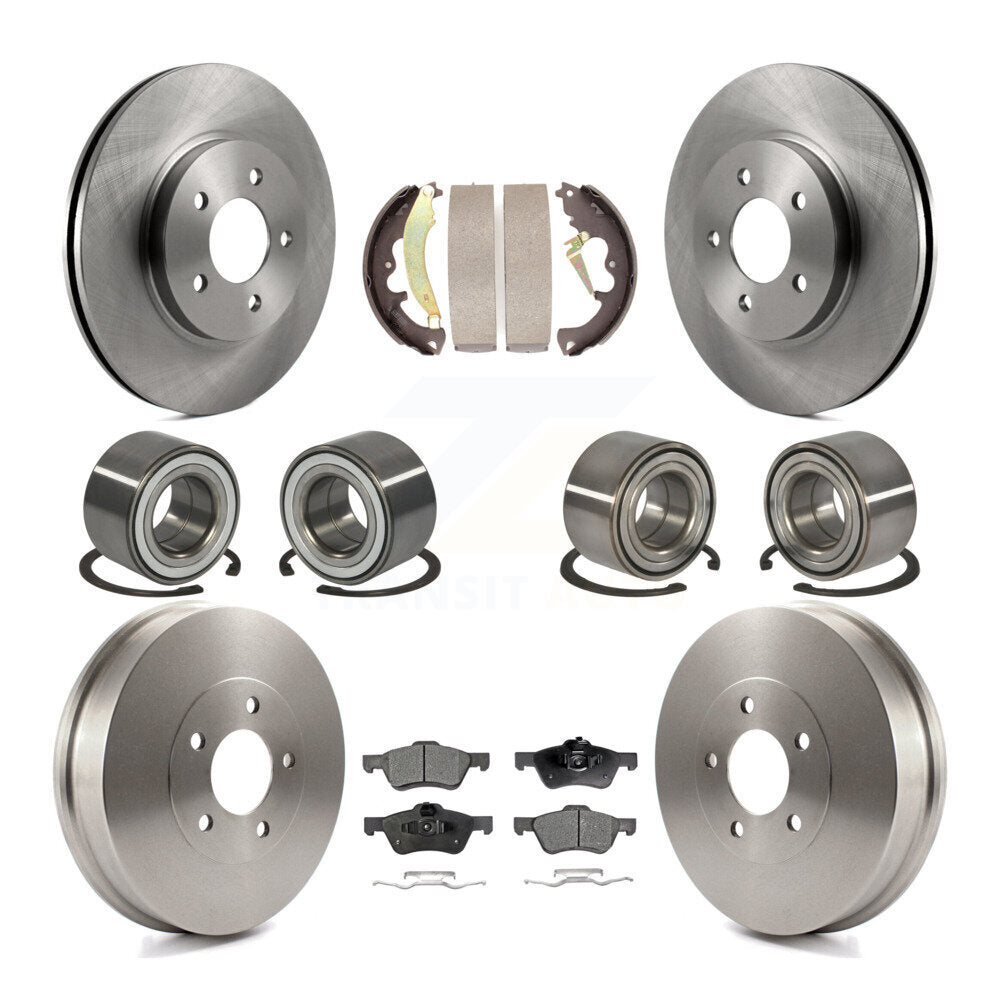 Kit de patins de Rotor de frein, roulement avant et arrière (10 pièces), pour Ford Escape Mazda Tribut