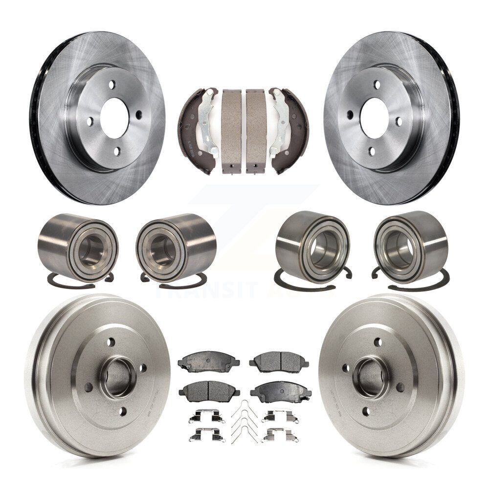 Kit de Rotor de frein et patins de frein avant et arrière (10 pièces), pour Nissan Micra Versa Not