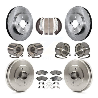 Kit de Rotor de frein et patins de frein avant et arrière (10 pièces), pour Nissan Micra Versa Not