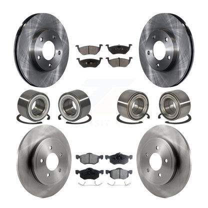 Kit de plaquettes de Rotor de frein à disque, roulement avant et arrière (10 pièces), pour Ford Escape Mazda Tribut