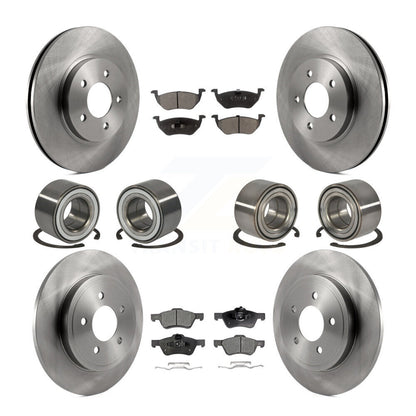 Kit de plaquettes de Rotor de frein à disque, roulement avant et arrière (10 pièces), pour Ford Escape Mazda Tribut