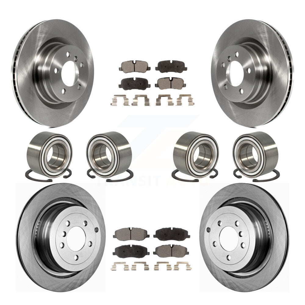 Kit de rotors et plaquettes de frein à disque, roulements avant et arrière (10 pièces) pour Land Rover Range