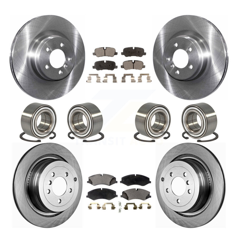 Kit de rotors et plaquettes de frein à disque, roulements avant et arrière (10 pièces) pour Land Rover Range