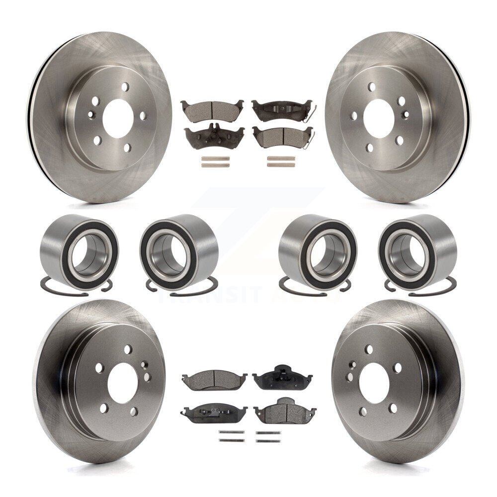 Kit de plaquettes de Rotor de frein à disque, roulement avant et arrière (10 pièces), pour Mercedes-Benz ML320 ML35