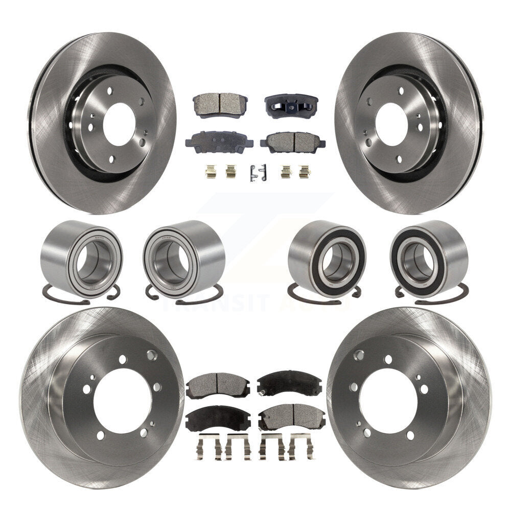 Kit de plaquettes de Rotor de frein à roulement avant et arrière (10 pièces) pour Mitsubishi Outlander AW 05-06