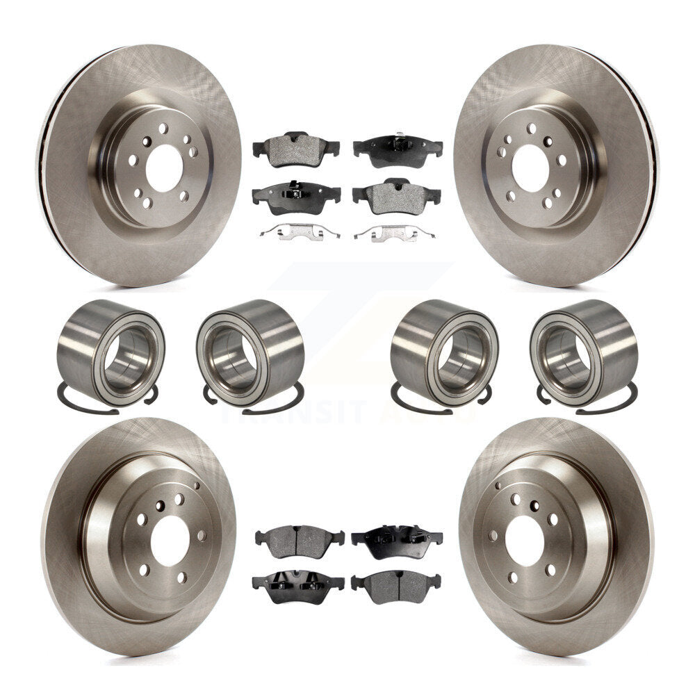 Kit de rotors et plaquettes de frein à disque de roulement avant et arrière (10 pièces) pour Mercedes-Benz ML32