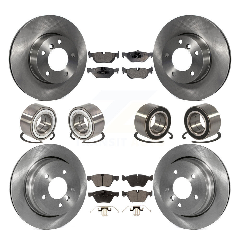 Kit de Rotor et de plaquettes de frein à disque, roulement de roue avant et arrière (10 pièces) pour BMW 328xi 325x