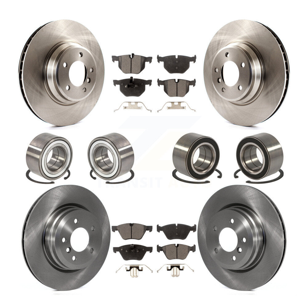 Kit de Rotor et plaquettes de frein à disque, roulement de roue avant et arrière (10 pièces) pour BMW 335x 2007