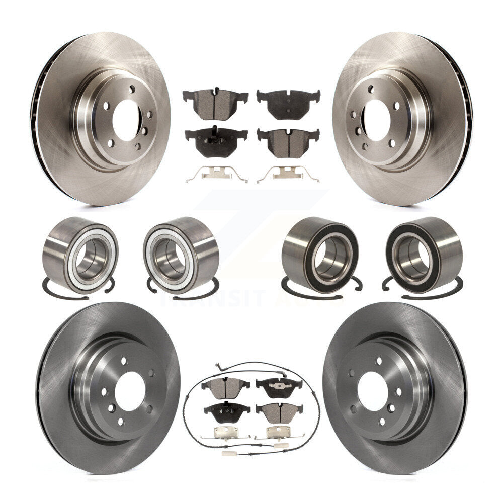 Kit de Rotor et plaquettes de frein à disque, roulement avant et arrière (10 pièces), pour BMW 335i xDrive 335x